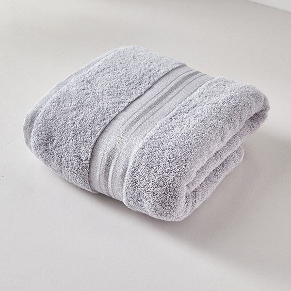 Drap de bain en coton égyptien - Gris perle Florence Design