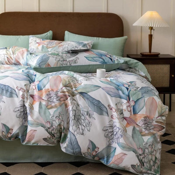 Eden - Parure de lit Percale de coton Florence Design