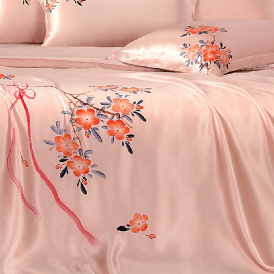 Couette King Size 220x240cm En Soie De Mûrier 100% - 3kg, Tissu Coton, Quatre Saisons, Lavable, Luxueuse