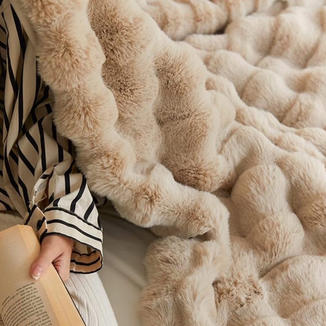 10 Pcs Pom-Poms De 8 Cm En Fausse Fourrure De Lapin, Boules De Fourrure Artificielle En Peluche Pour Travaux Manuels, Décoration De Bonnets, Porte- Clés, Porte-sacs, Pour Femmes, Filles, Beige