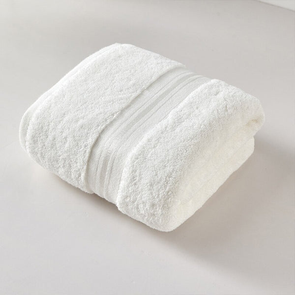 Drap de bain en coton égyptien - Blanc