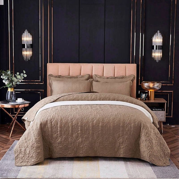 Irene - Couvre-lit Matelassé Premium (100% Coton) Florence Design