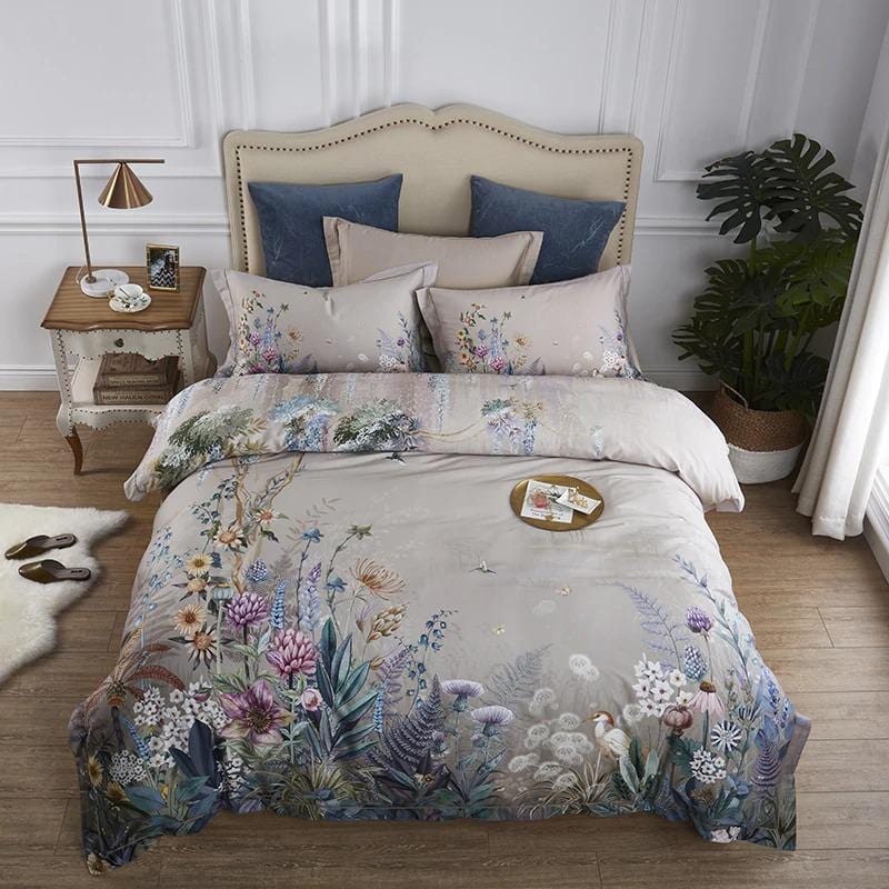 Orchid - Parure de lit Percale de coton Florence Design